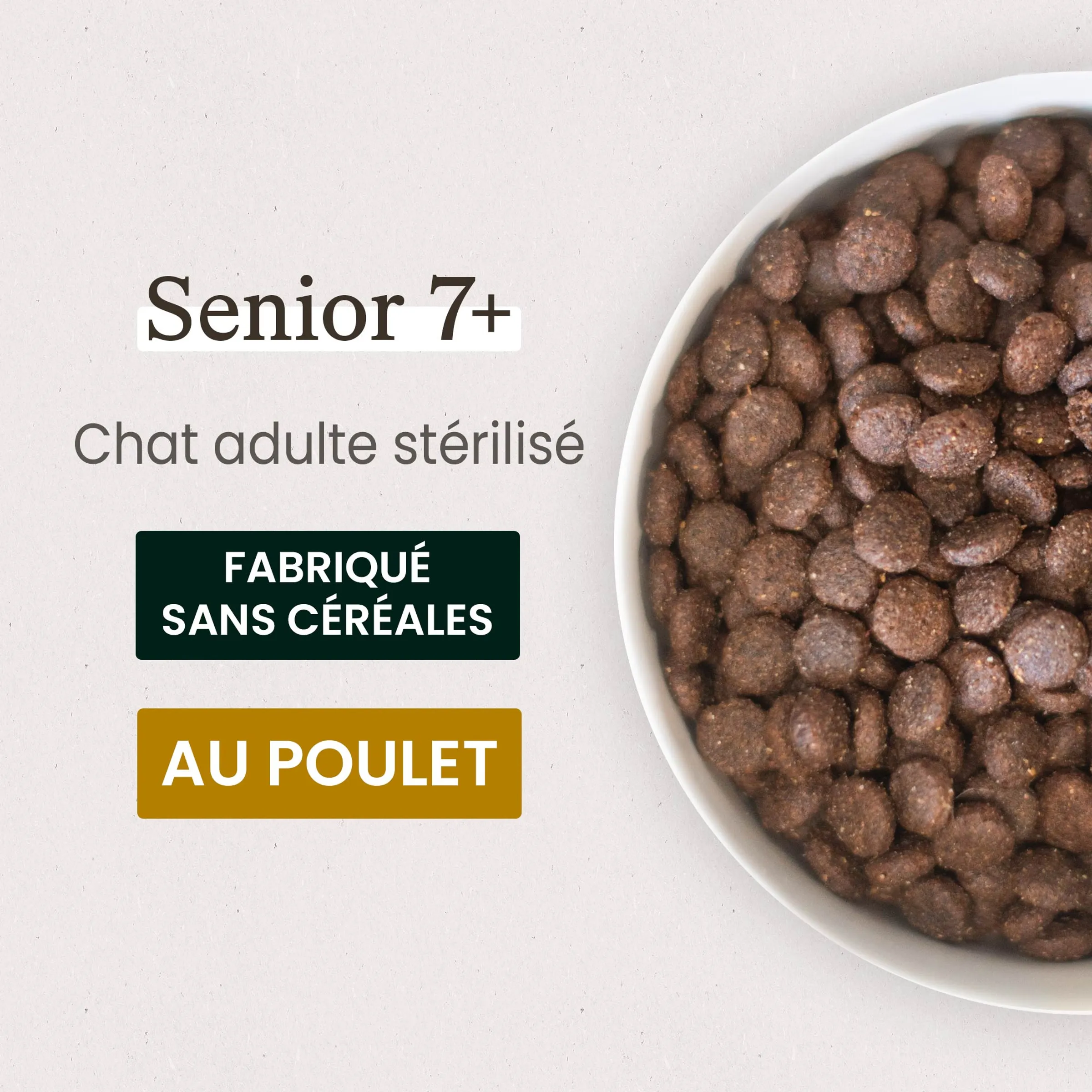 Croquettes Senior 7+ pour chat stérilisé - Care – Image 2